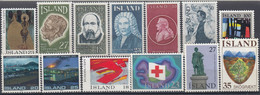 ++G2501. Iceland 1975. Year Set. AFA 501-13. Michel 500-12. MNH(**) - Années Complètes