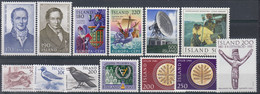 ++G2506. Iceland 1981. Year Set. AFA 564-76. Michel 563-75. MNH(**) - Annate Complete