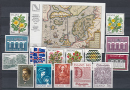 ++A1510. Iceland 1984. Year Set. AFA 611-626. Michel 612-27. MNH(**) - Komplette Jahrgänge