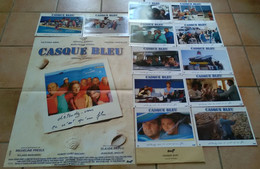 AFFICHE CINEMA FILM CASQUE BLEU Gérard JUGNOT CASSEL LEMERCIER ABRIL TBE 1994 - Affiches & Posters