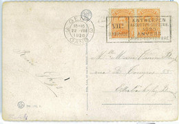 BK1904 - BELGIUM - POSTAL HISTORY - GENT  Olympic Games  EXPO 1920  POSTMARK - Sommer 1920: Antwerpen