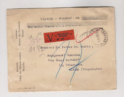 BELGIUM 1936 BRUXELLES Nice Value Cover To Yugoslavia - Covers & Documents