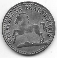 *notgeld Braunschweig 10 Pfennig 1920 Zn      56.8a - Altri & Non Classificati