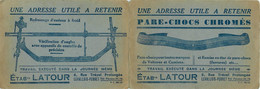 Publicités - Hauts De Seine - Levallois Perret - Etablissements Latour - Pare-chocs Chromés - état - Publicités