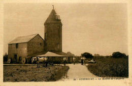 Guenrouet * Guenrouët * Le Moulin à Vent De Langerie * Molen * Scène Agricole Attelage Cheval Machine Agriculture - Guenrouet