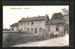 CPA Villebougis, Les Ecoles - Villebougis