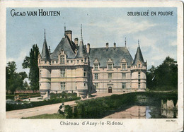 Chromos .n° 23394. Cacao Van Houten. Chateau D Azay Le Rideau . - Van Houten