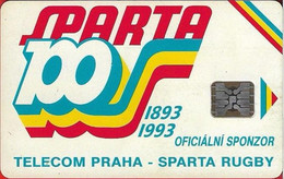 Czechoslovakia - CSFR - Rugby, Sparta Praha 1893 - 1992, SC5, Cn.44761, 100U, 100.000ex, Used - Cecoslovacchia