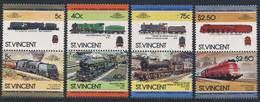 St. Vincent 1984 Mi 770 /77 / YT 788 /95 SG 834 /41 ** Locomotives : Zimbabwe, U.K., U.K., Germany - St.Vincent (1979-...)