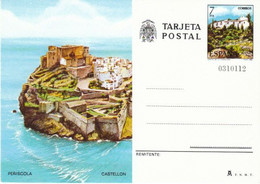 Spanien Bildpostkarte/ Entire  Ungebraucht/ Not Used ;  Peñiscola, Burg - Altri & Non Classificati