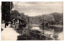 LA VARENNE -- CHAMPIGNY --1919 --La Marne Au Pavillon Bleu ( Animée )...pas Très Courante.......à Suivre - Otros & Sin Clasificación