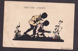 Sretan Uskrs / Postcard Circulated - Silhouettes