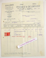 Brouwerij Artikelen, Firma Raquez & De Dryver, Ganzendries, Gent 1937 - 1900 – 1949