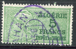 ALGERIE TIMBRE FISCAL OBLITERE  " ALGERIE  5 FRANCS IMPOT DU TIMBRE " - Used Stamps