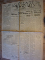LA VOLONTE SOCIALISTE Du 12 JUILLET 1947 - PIERRE JULLIEN - TANGUY-PRIGENT - SFIO DE LA DROME - SYNDICALISME  SYNDICATS - General Issues