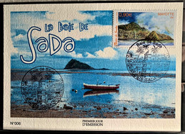 MAYOTTE 2004 - FDC Numéroté 006 - Baie De Sada - Covers & Documents