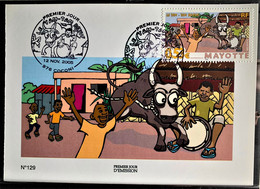 MAYOTTE 2005 - FDC Numéroté 128 - Tam-Tam - Cartas & Documentos