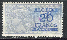 ALGERIE TIMBRE FISCAL OBLITERE  " ALGERIE  20 FRANCS IMPOT DU TIMBRE " - Used Stamps