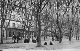 MONTELIMAR - CARTE POSTALE- ALLEES DU CHAMP DE MARS - ANNEE 1919 - Montelimar