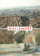 13 Mallemort Vue Générale Fontaine Rue Mireille Cité Lagache Carte 2 Vues Multivues - Mallemort