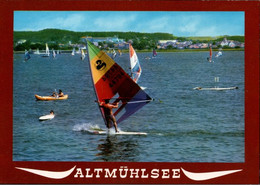 ! Moderne Ansichtskarte Altmühlsee In Franken, Surfer, Surfing, Wellenreiten - Other & Unclassified