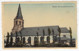 Bornhem Boerenkrijgbeeld Met Kerk (kleur)  Cat.156/04 - Bornem