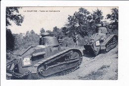 LA COURTINE - Tanks En Manœuvre - Materiale