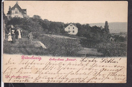 Zitzschewig Hohes-haus , " Emaus "  KOS Stempel  , Radebeul  1902 - Radebeul