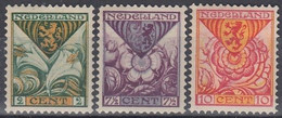 NETHERLANDS 164-166,unused (*),falc Hinged - Nuevos