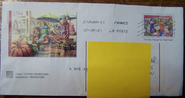 976 MAYOTTE Prêt à Poster PAP Lettre Prioritaire Le M'Biwi Voyagé - Ganzsachen & PAP