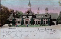 ! Alte Ansichtskarte Aus Breslau Scheitnig, Schweizerei, 1902, Wroclaw, Schlesien - Schlesien