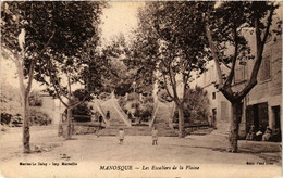 CPA MANOSQUE Les Escaliers De La Plaine (683609) - Manosque