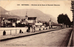 CPA SEYSSEL Avenue De La Gare Et SEYSSEL (684251) - Seyssel