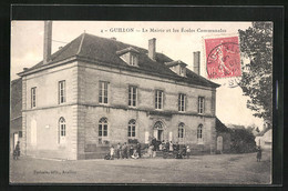 CPA Guillon, La Mairie Et Les Ecoles Communales - Guillon