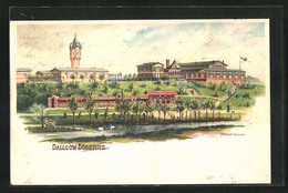 Lithographie Dallgow-Döberitz, Offizier-Casino - Dallgow-Doeberitz