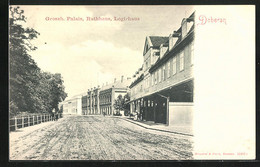 AK Doberan, Grossh. Palais, Rathaus, Logierhaus - Bad Doberan