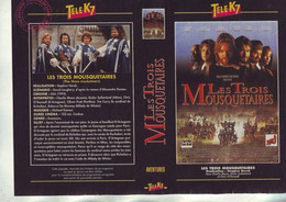 Jaquette Pour Boitier Video K7 Ou Recoupe Dvd Les Trois Mousquetaires De Herek - Sonstige & Ohne Zuordnung