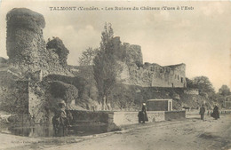 CPA FRANCE 85 "Talmont, Les Ruines Du Chateau" - Talmont Saint Hilaire