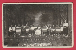 Camp De Prisonniers En Allemagne - L'Orchestre G. Delvallée, Septembre 1941- Carte Photo (voir Verso ) - Weltkrieg 1939-45