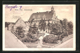 AK Weida I. Thür., Bismarckschule - Weida