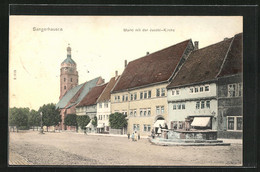 AK Sangerhausen, Strasse Am Markt Mit Jacobi-Kirche - Sangerhausen