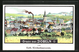 AK Döbeln, Spendenkarte Von Dem Katholischen Kirchenbauverein - Döbeln