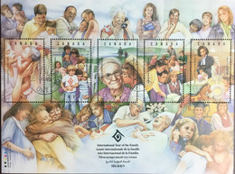 Canada 1994 Year Of The Family Sheetlet CTO MH - Autres & Non Classés