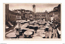 VERONA:  PIAZZA  DELLE  ERBE  -  FP - Plazas De Mercados