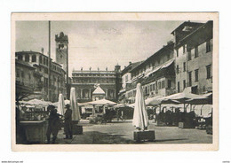 VERONA:  PIAZZA   DELLE  ERBE  -  FP - Markthallen