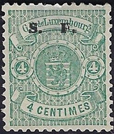 Luxembourg - Luxemburg - Timbres - Armoires 1882  4C. * S P  Michel  23 II  VC. 200,- - 1859-1880 Wappen & Heraldik