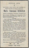 GC . ANSART ..-- Mme Marie RENAULD , Veuve De Mr Alphonse DEMOULIN , Née En 1878 , Décédée En 1935 . - Tintigny