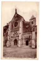 VILLENEUVE SAINT GEORGES --1949  --- L'église--..............timbre Marianne Gandon  Cachet Krag.............à Saisir - Villeneuve Saint Georges