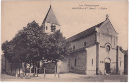 Marne : MAREUIL SUR AY : L'église - Mareuil-sur-Ay