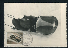 Saint Marin - Carte Maximum 1956 - Jeux Olympiques D'Hiver - Réf M 40 - Cartas & Documentos